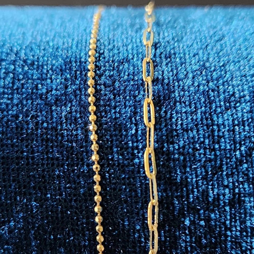 2 design gold bracelet